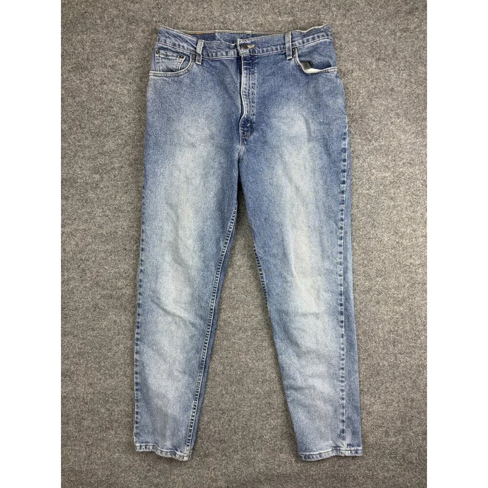 Levis 550 Jeans Mens Blue‎ Light Wash Relaxed Fit Tapered Leg Denim Classic